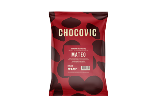 Шоколад молочный 31,9% (монетки) МАТЕО Chocovic