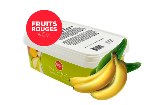 Пюре замороженное Банан Fruits Rouges